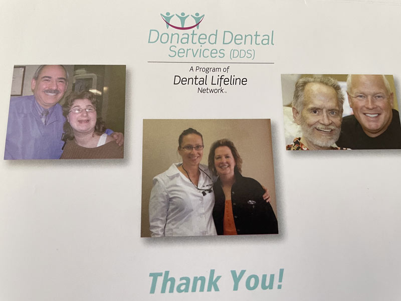 Thank you card from patient to Dr. Shea at St. Louis Prosthodontics in St. Louis, MO
