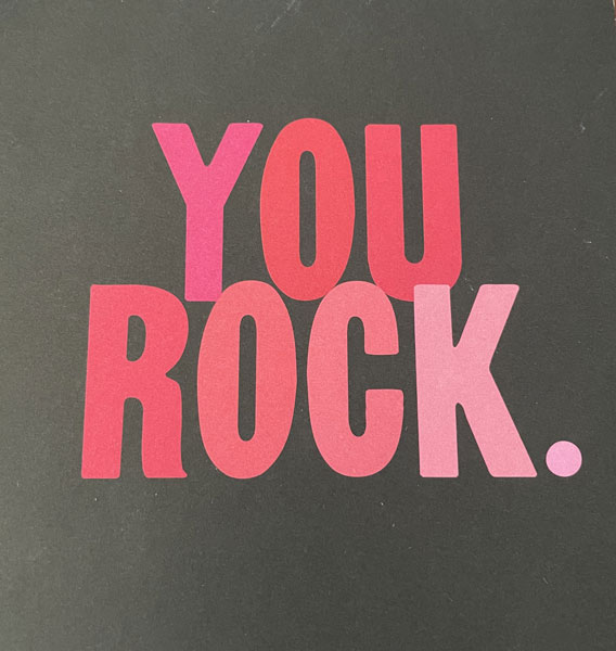 Thank you card from patient to Dr. Shea at St. Louis Prosthodontics in St. Louis, MO