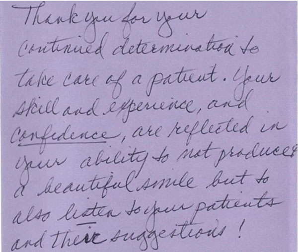 Testimonial by D.H. for Dr. Koennecke at St. Louis Prosthodontics in St. Louis, MO 